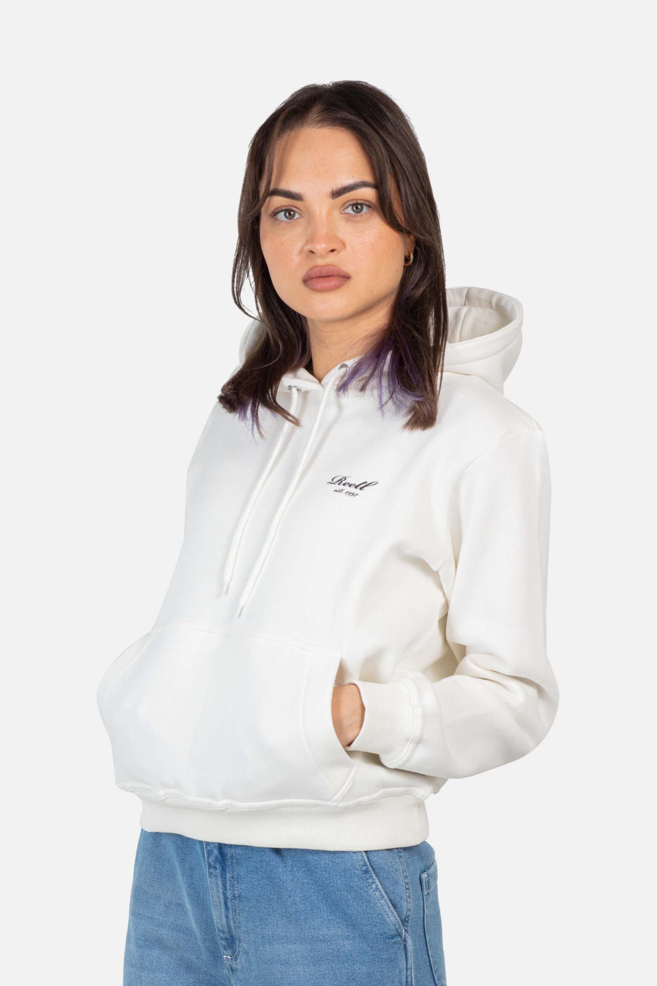 Women Logo Hoodie - Off White - Reell Pakistan