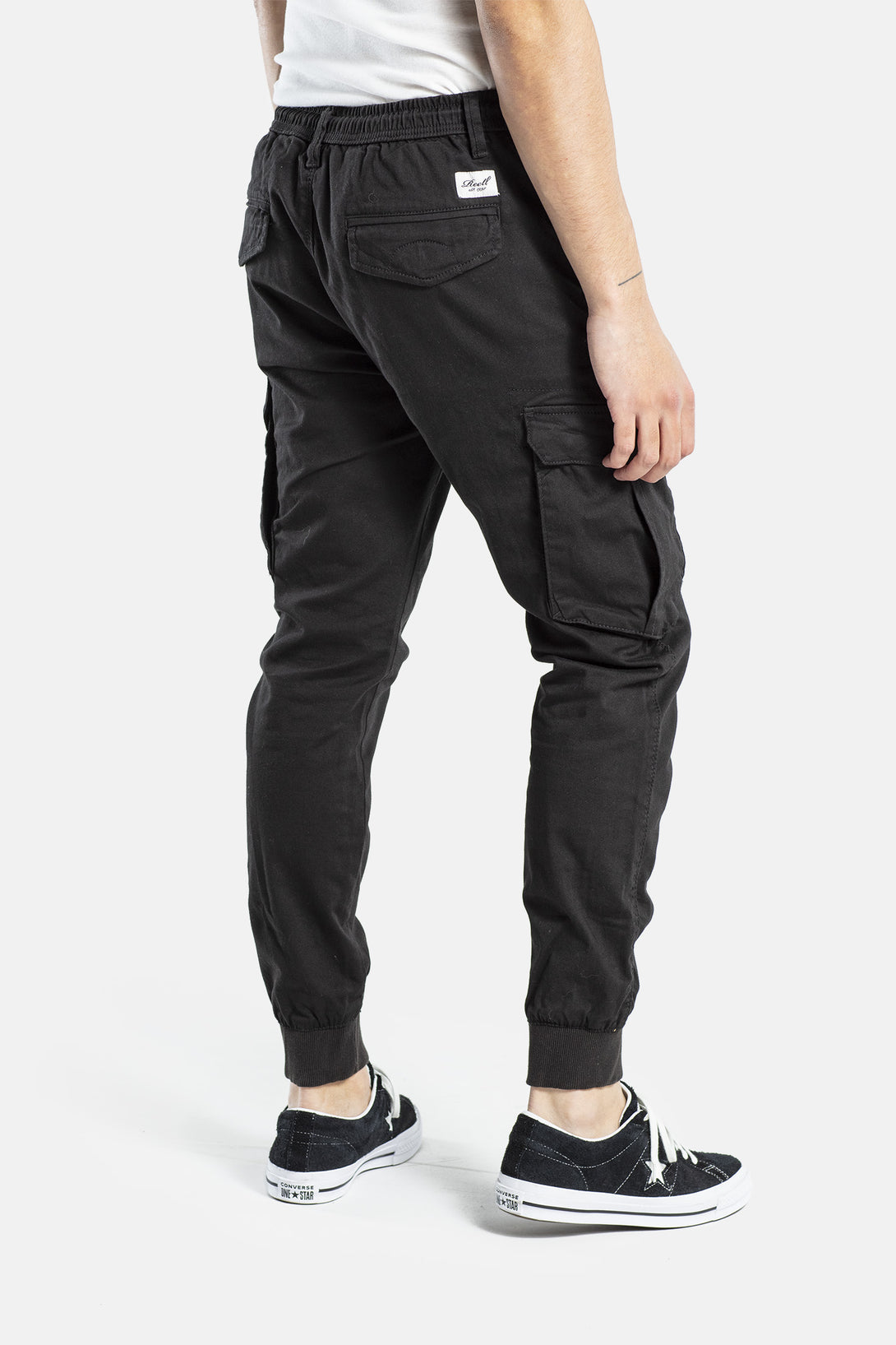 Reflex Rib Cargo - Black Denim - Reell Pakistan