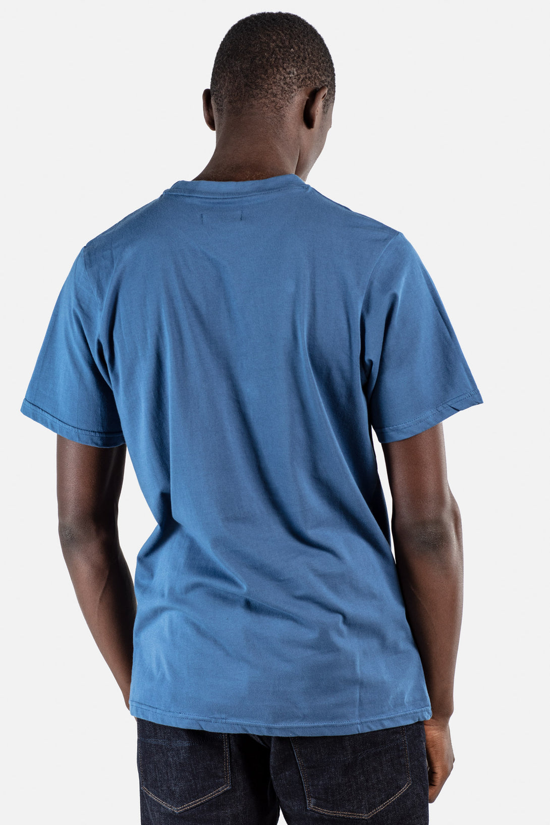 Regular Logo T-Shirt - Blue - Reell Pakistan