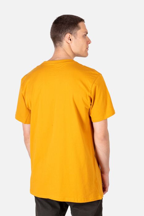 Staple Logo T-Shirt - Golden Orange - Reell Pakistan