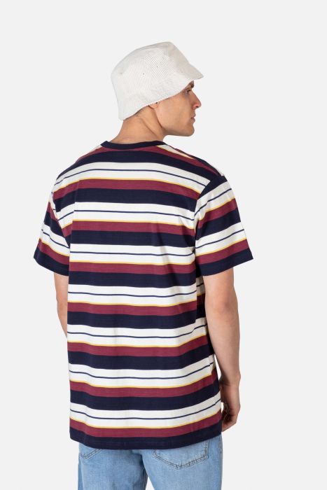 Line T-Shirt - Off White / Navy - Reell Pakistan