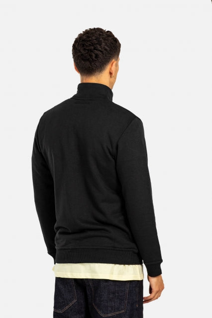 Zip Sweat Shirt - Deep Black - Reell Pakistan