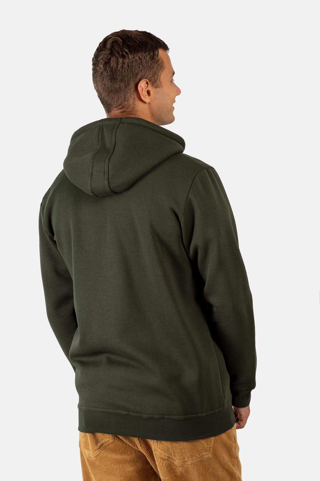 Staple Logo Zip Hoodie - Forest Green - Reell Pakistan