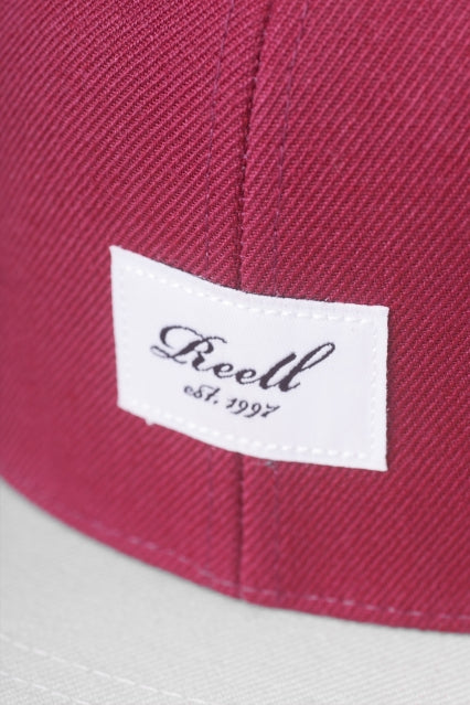 Pitchout 6-Panel Cap - MAROON / L. GREY - Reell Pakistan