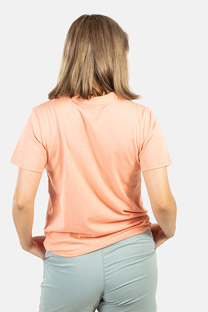 Women Logo T Shirt - Coral - Reell Pakistan