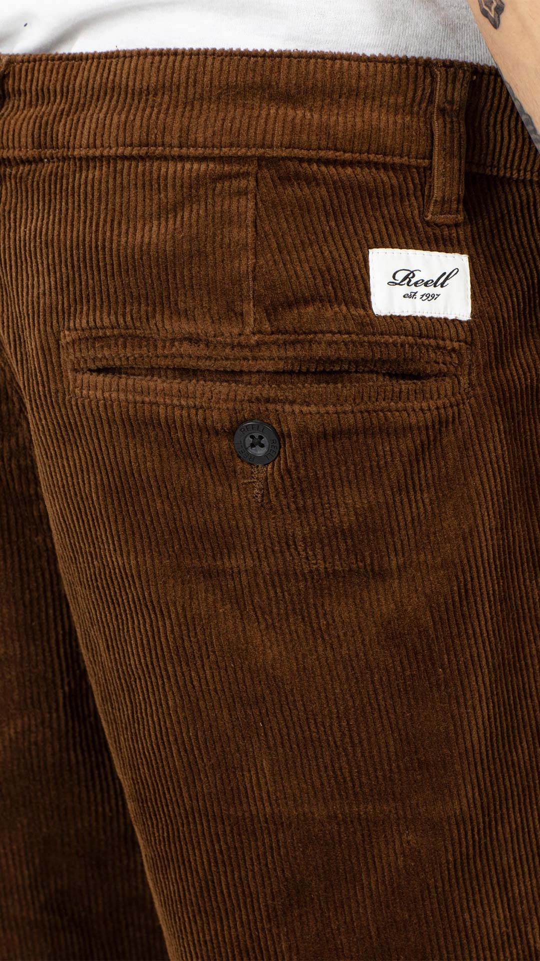 Regular Flex Chino - Brown Corduroy - Reell Pakistan