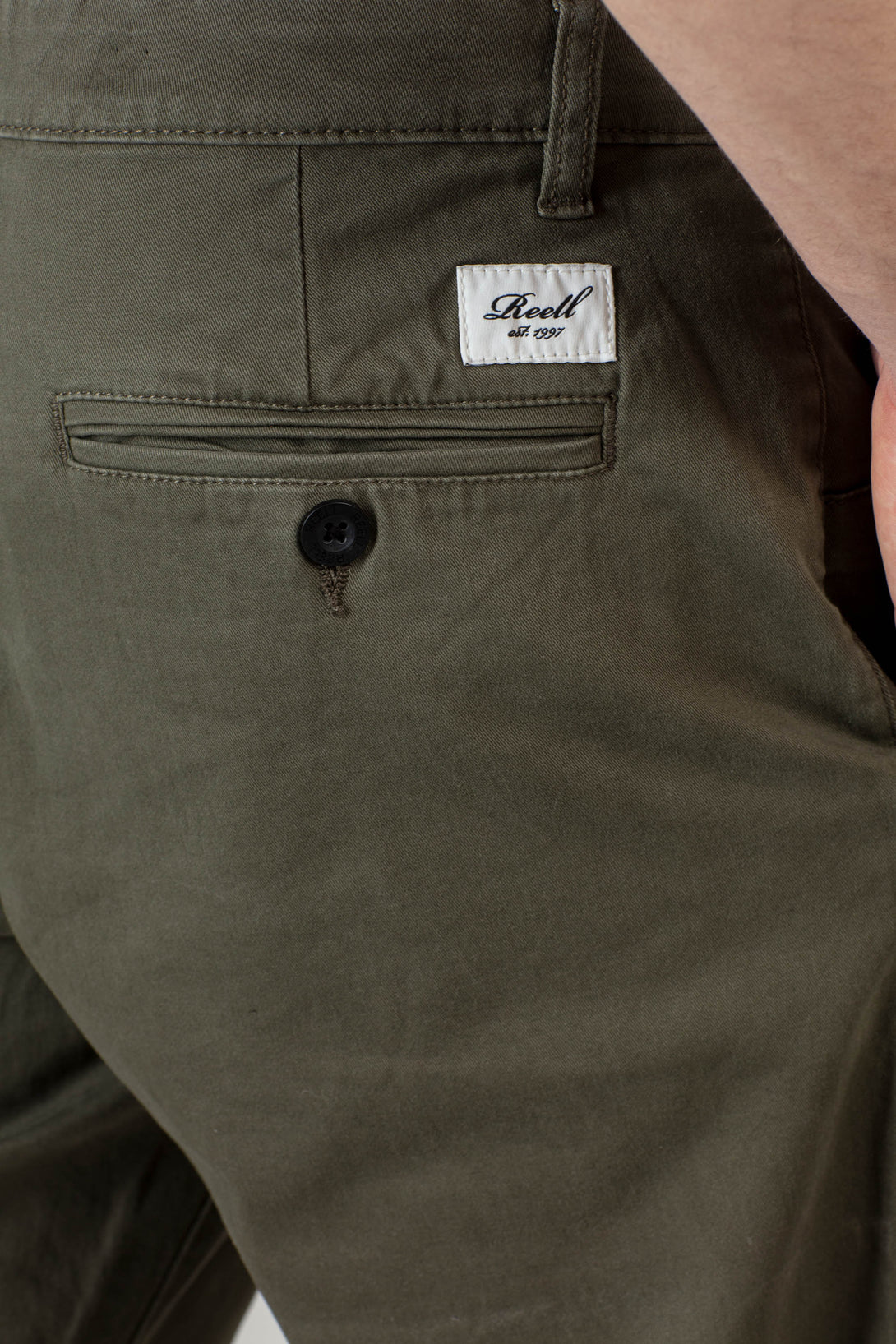Regular Flex Chino - Olive - Reell Pakistan