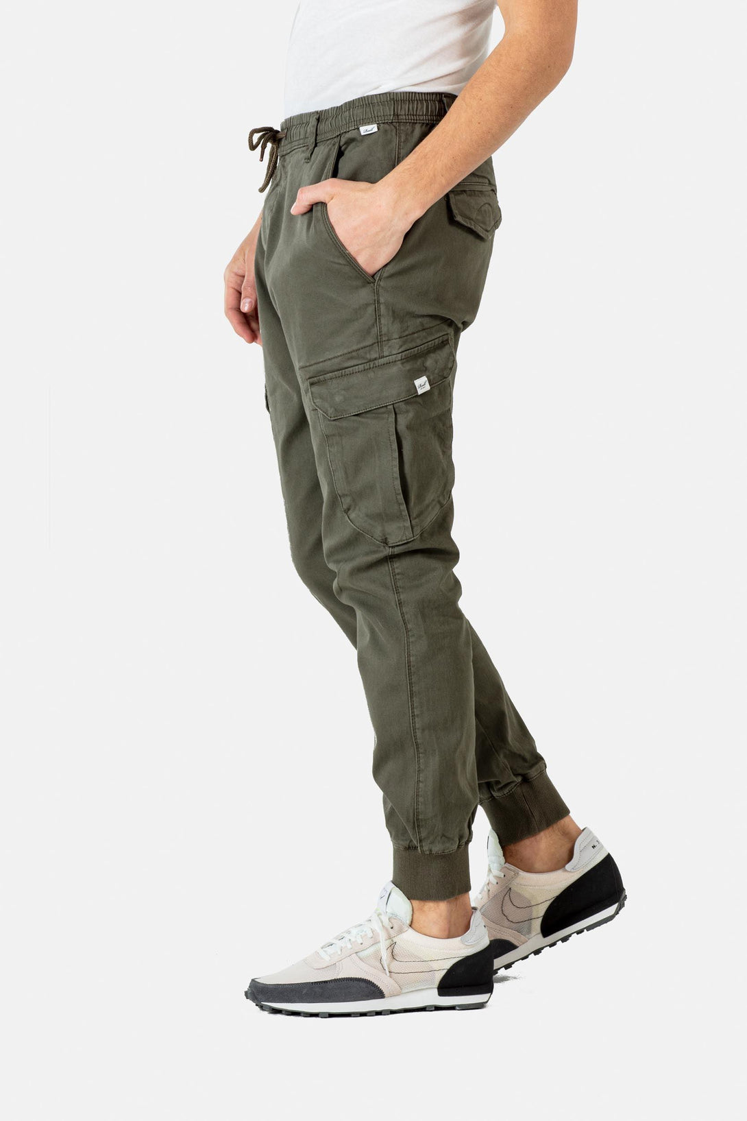 Reflex Rib Cargo - Olive - Reell Pakistan