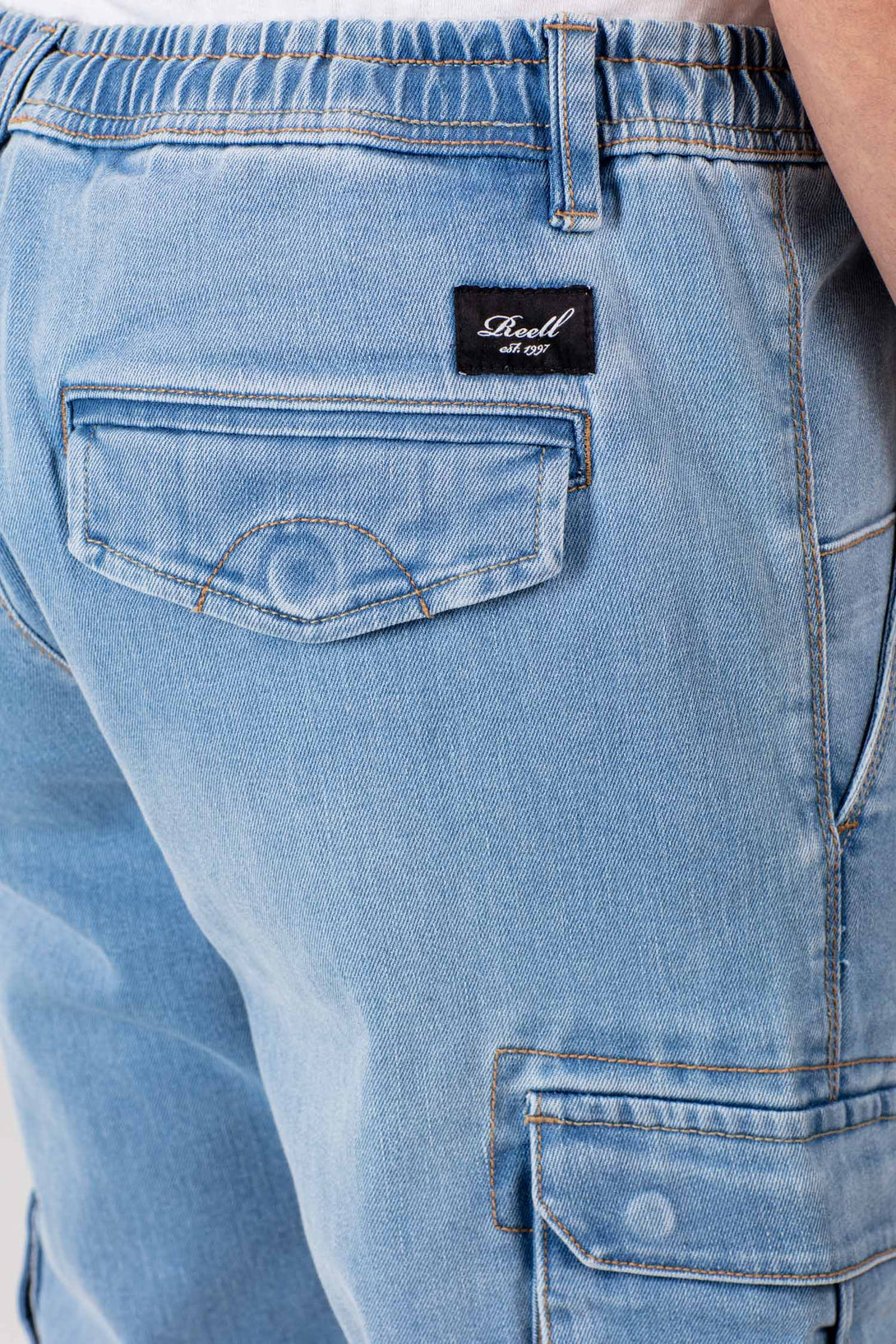 Reflex Rib Cargo - Light Blue Grey Wash - Reell Pakistan