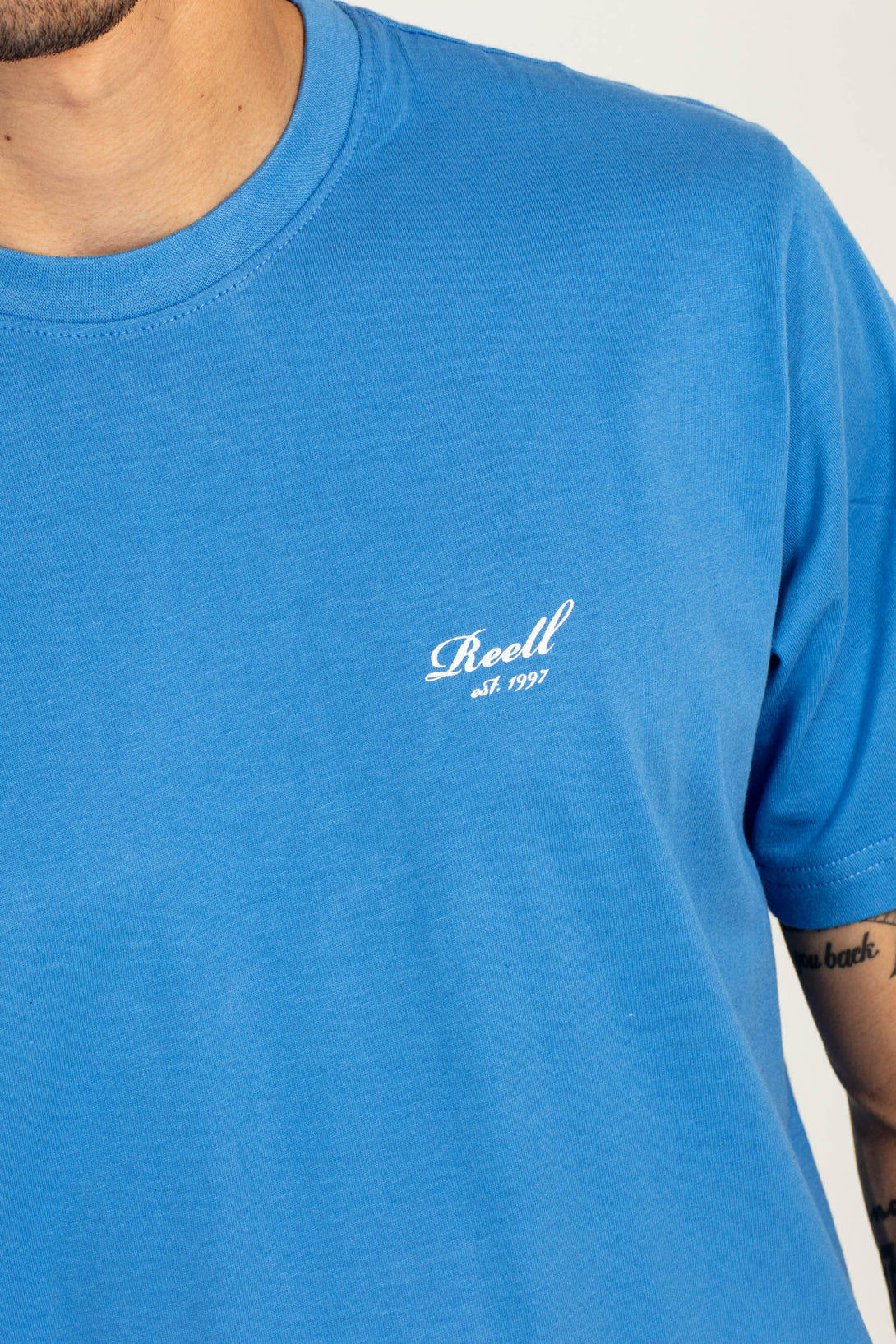 Regular Logo T-Shirt - Matt Blue - Reell Pakistan