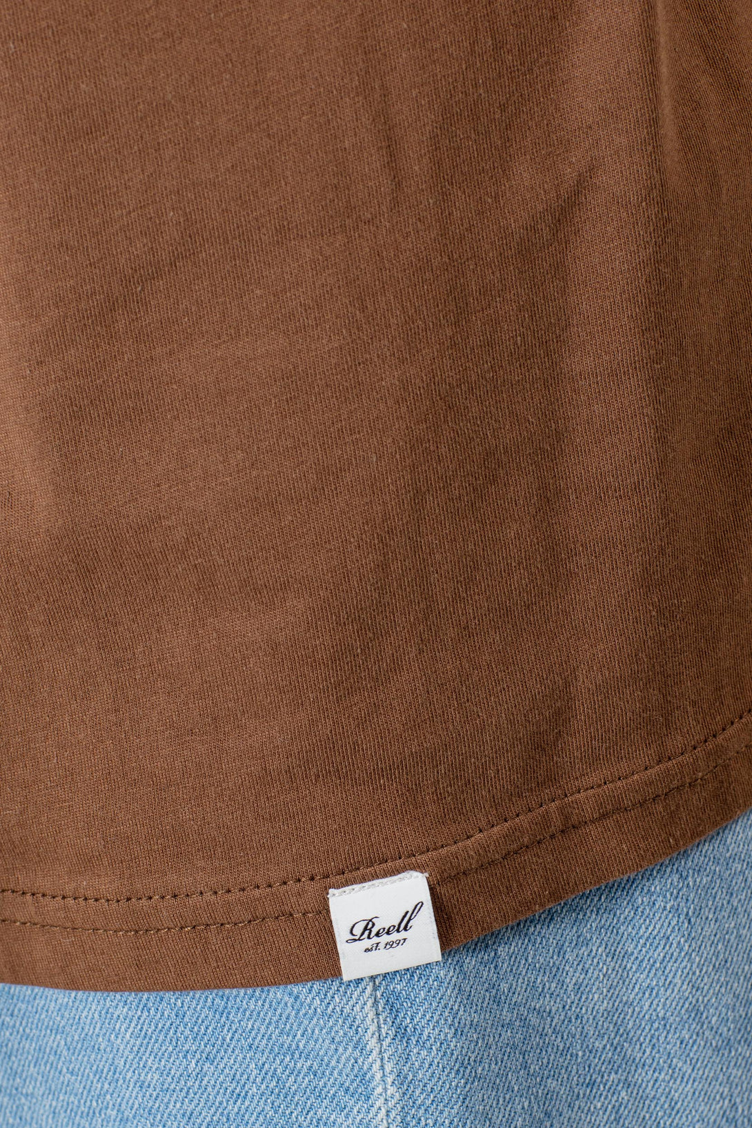 Staple Logo T-Shirt - Soil Brown - Reell Pakistan