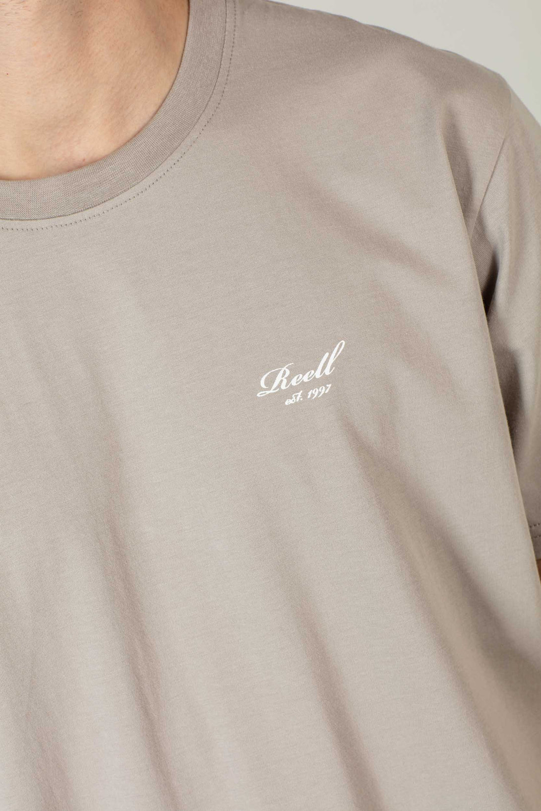 Staple Logo T-Shirt - Stone - Reell Pakistan