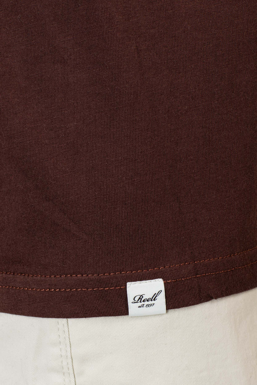 Staple Logo T-Shirt - Choc Brown - Reell Pakistan