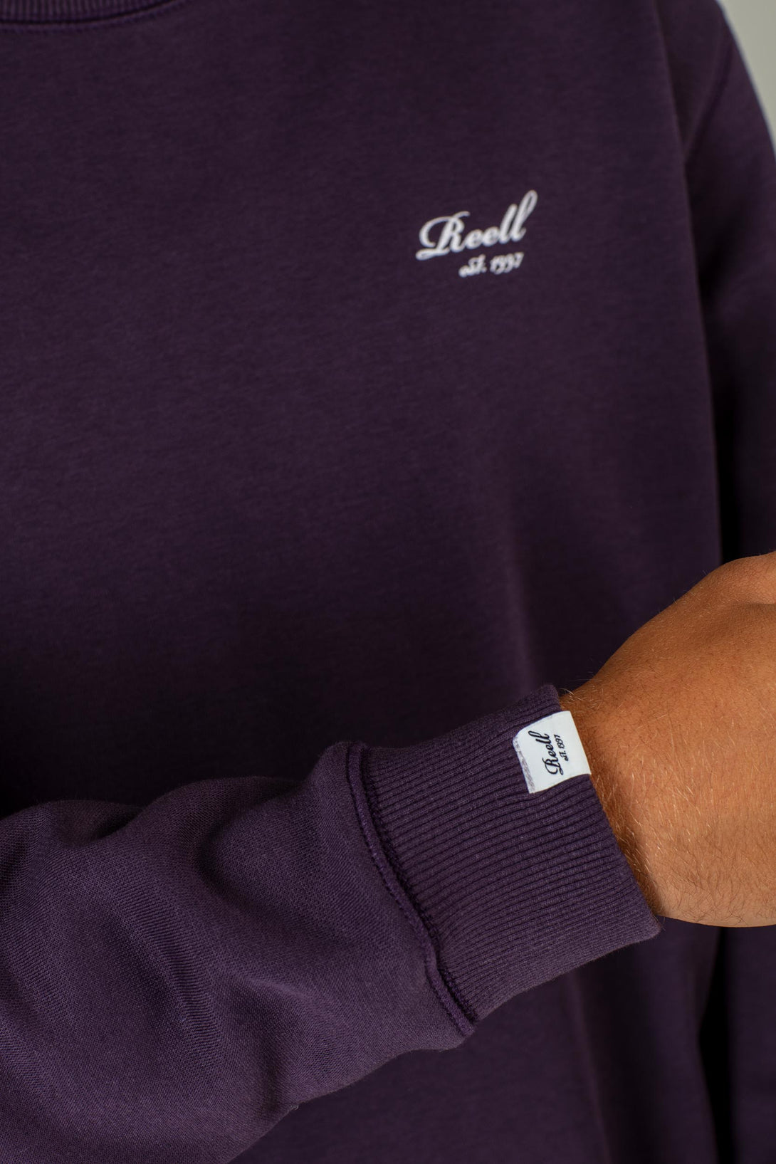 Staple Logo Crewneck - Shady Purple - Reell Pakistan