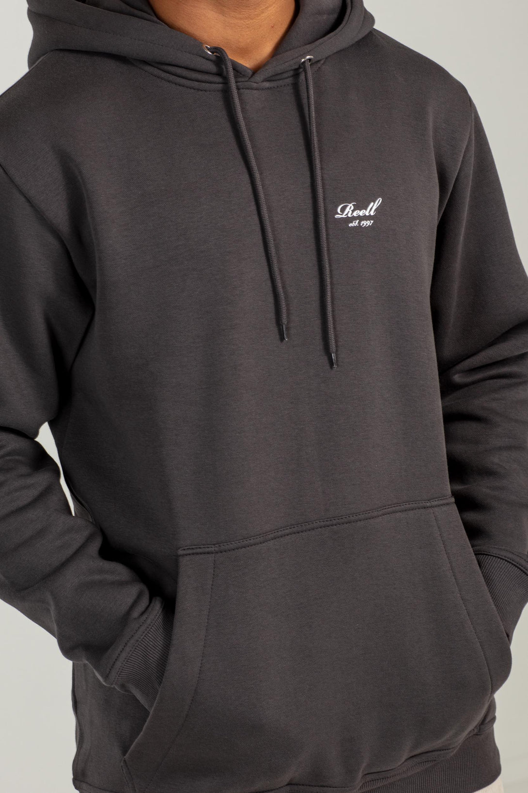 Staple Logo Hoodie - Raven Grey - Reell Pakistan