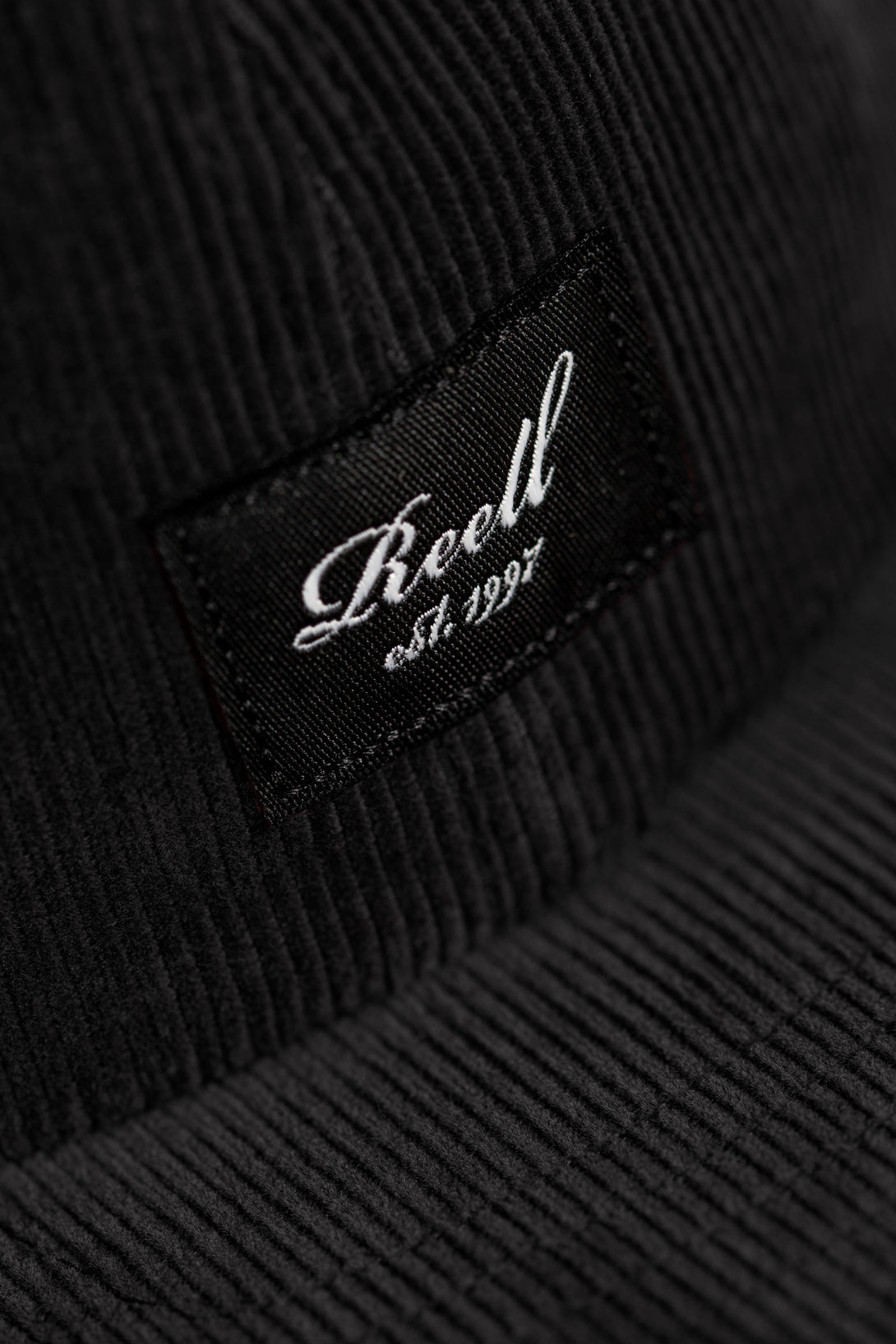 Flat 6-Panel Cap - Black Cord - Reell Pakistan
