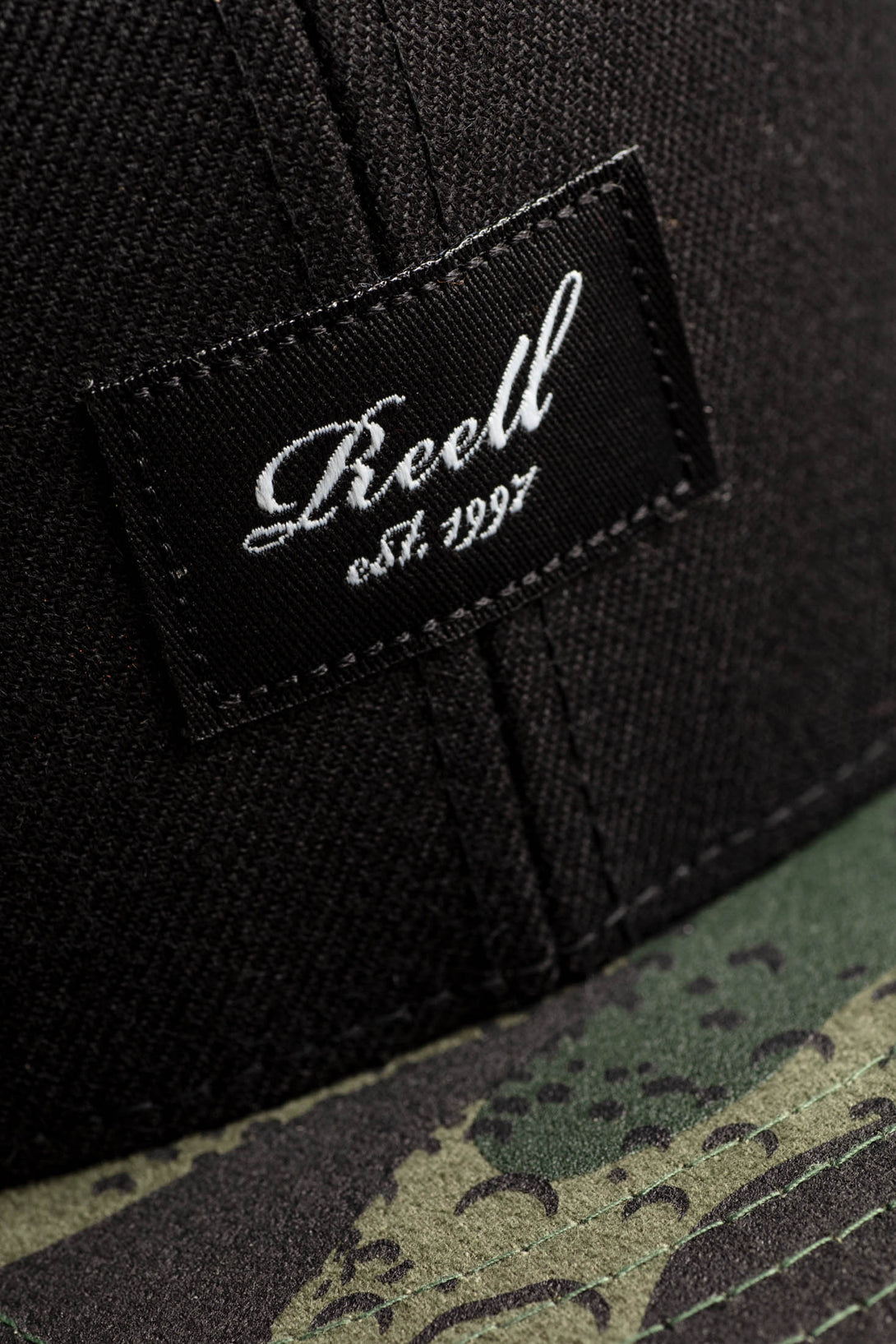 Pitchout Cap - Black / Camo - Reell Pakistan
