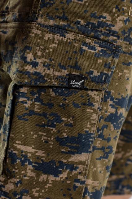 New Cargo Short - Scale camo Olive - Reell Pakistan