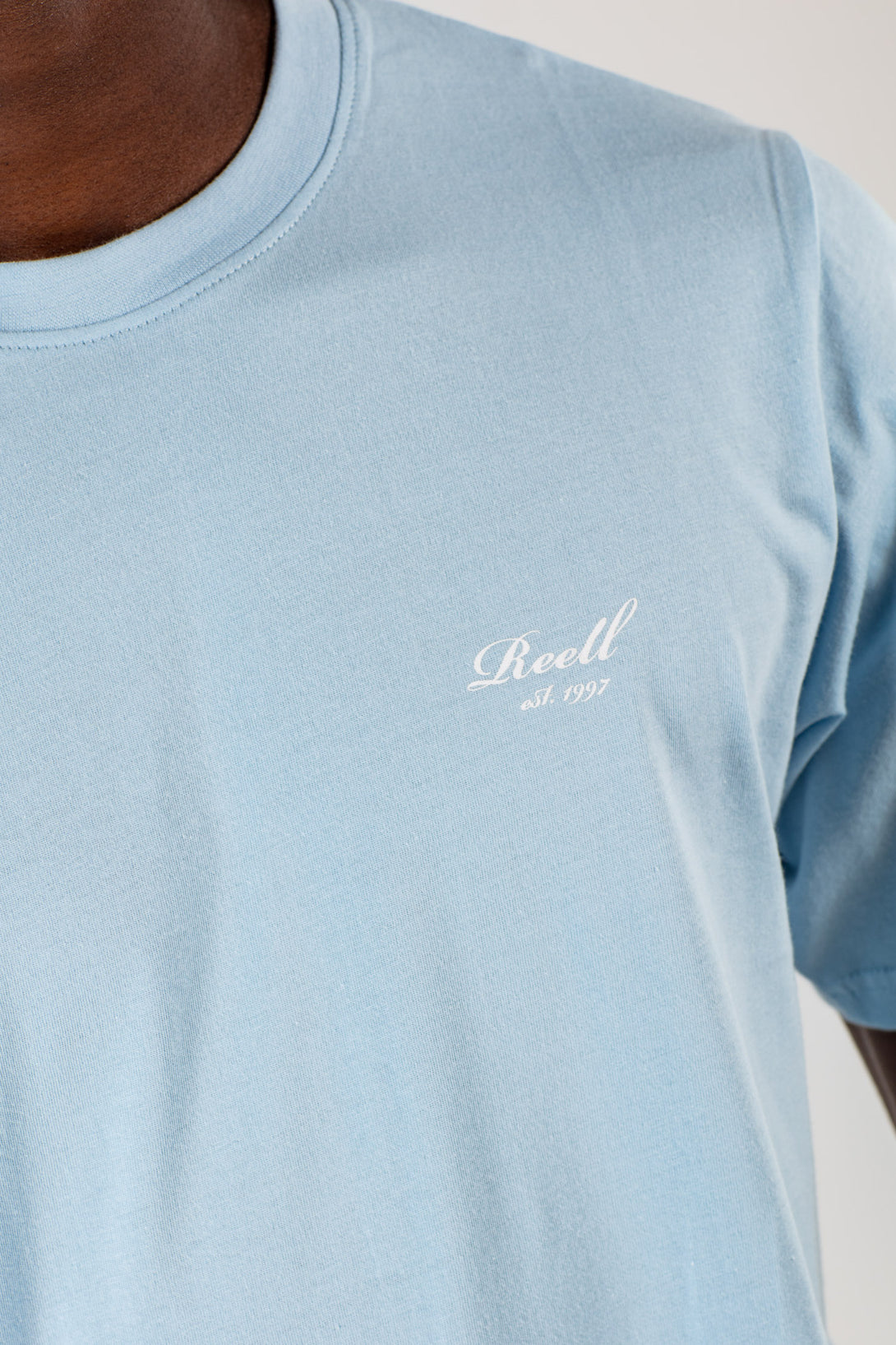 Regular Logo T-Shirt - Air Blue - Reell Pakistan