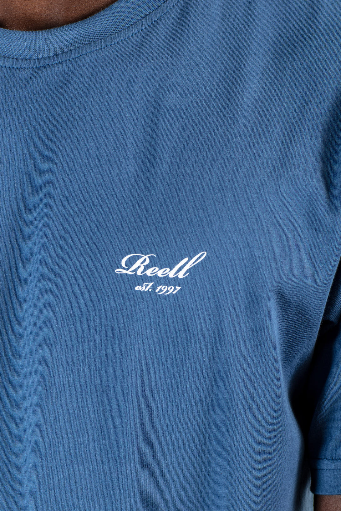 Regular Logo T-Shirt - Blue - Reell Pakistan