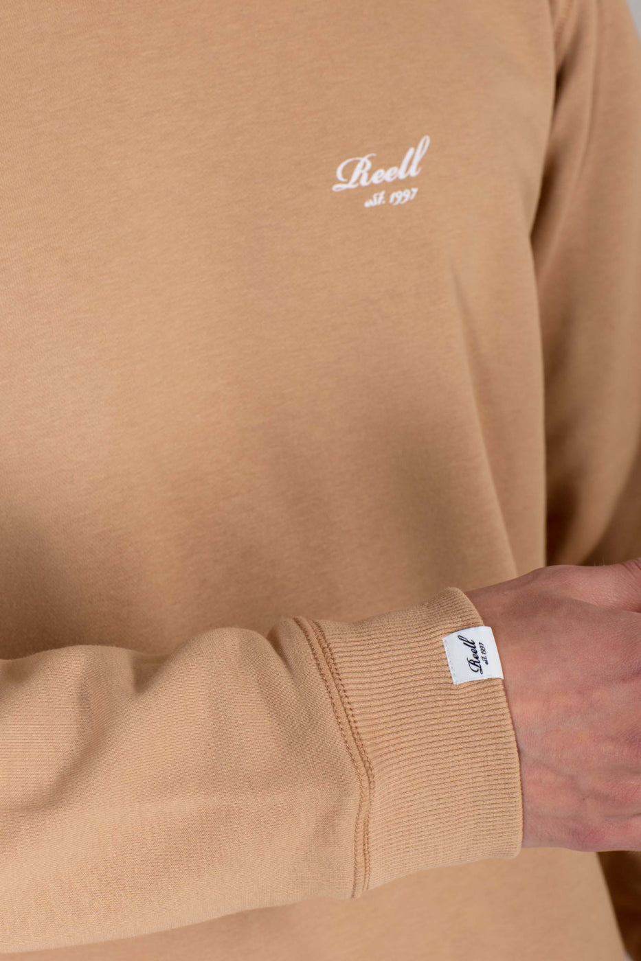 Staple Terry Crewneck - Tan Brown - Reell Pakistan