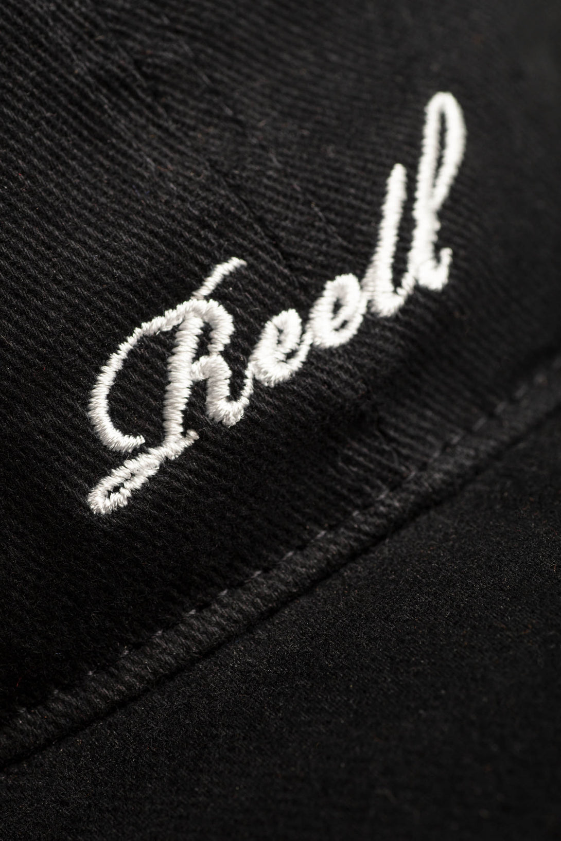 Single Script Cap - Black - Reell Pakistan