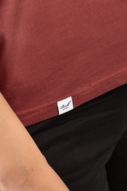 Women Logo T Shirt - Red Brown - Reell Pakistan