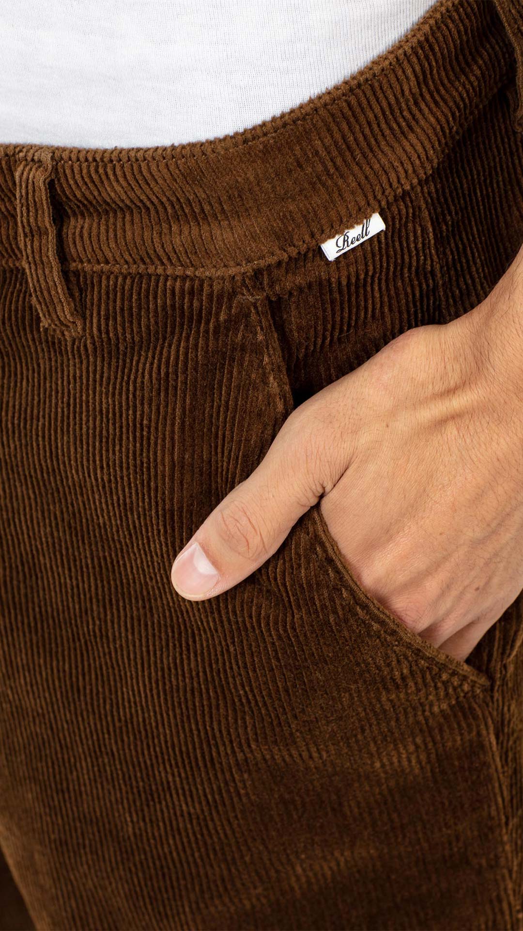 Regular Flex Chino - Brown Corduroy - Reell Pakistan