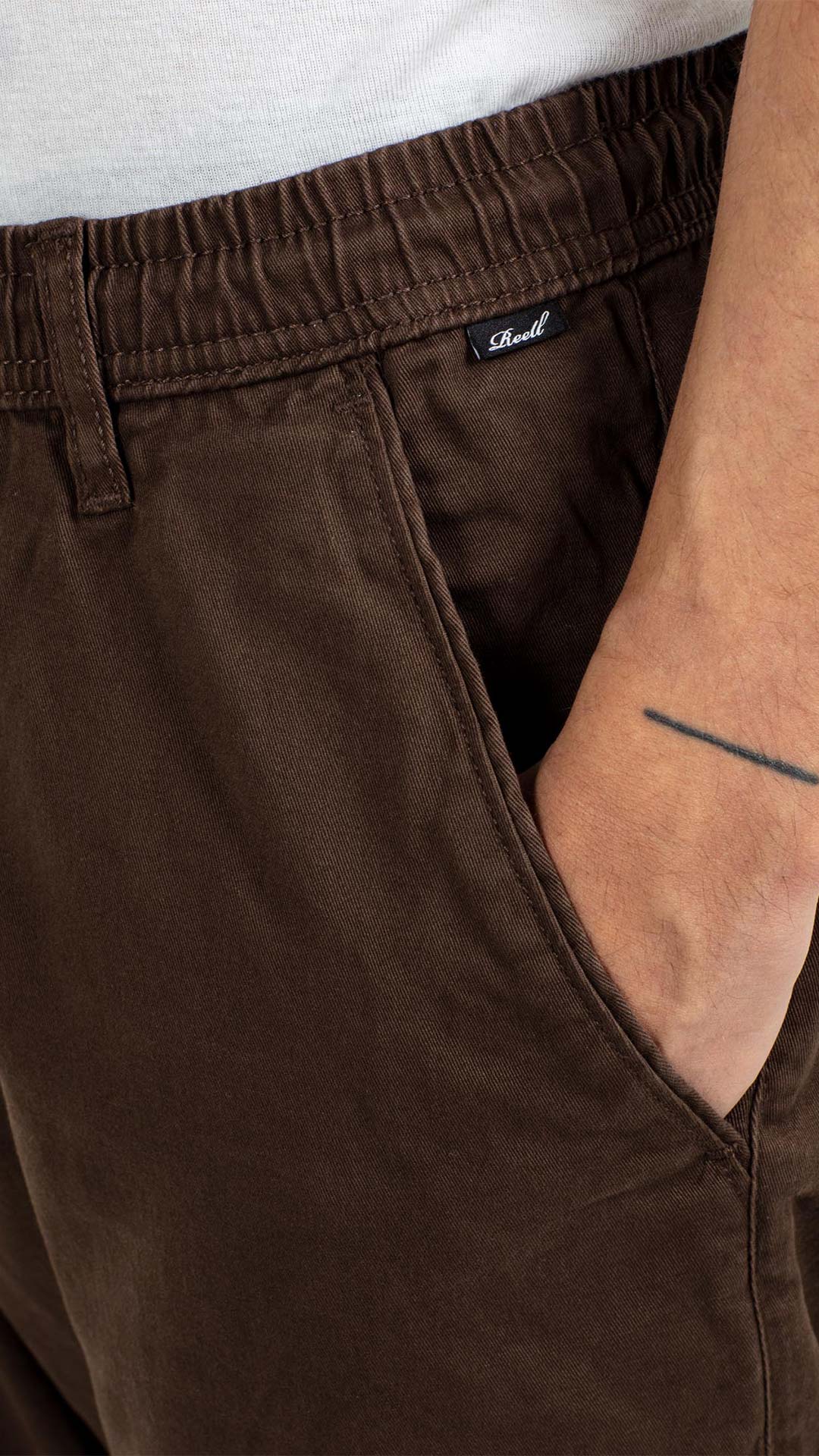 Reflex loose chino - Dark Brown - Reell Pakistan