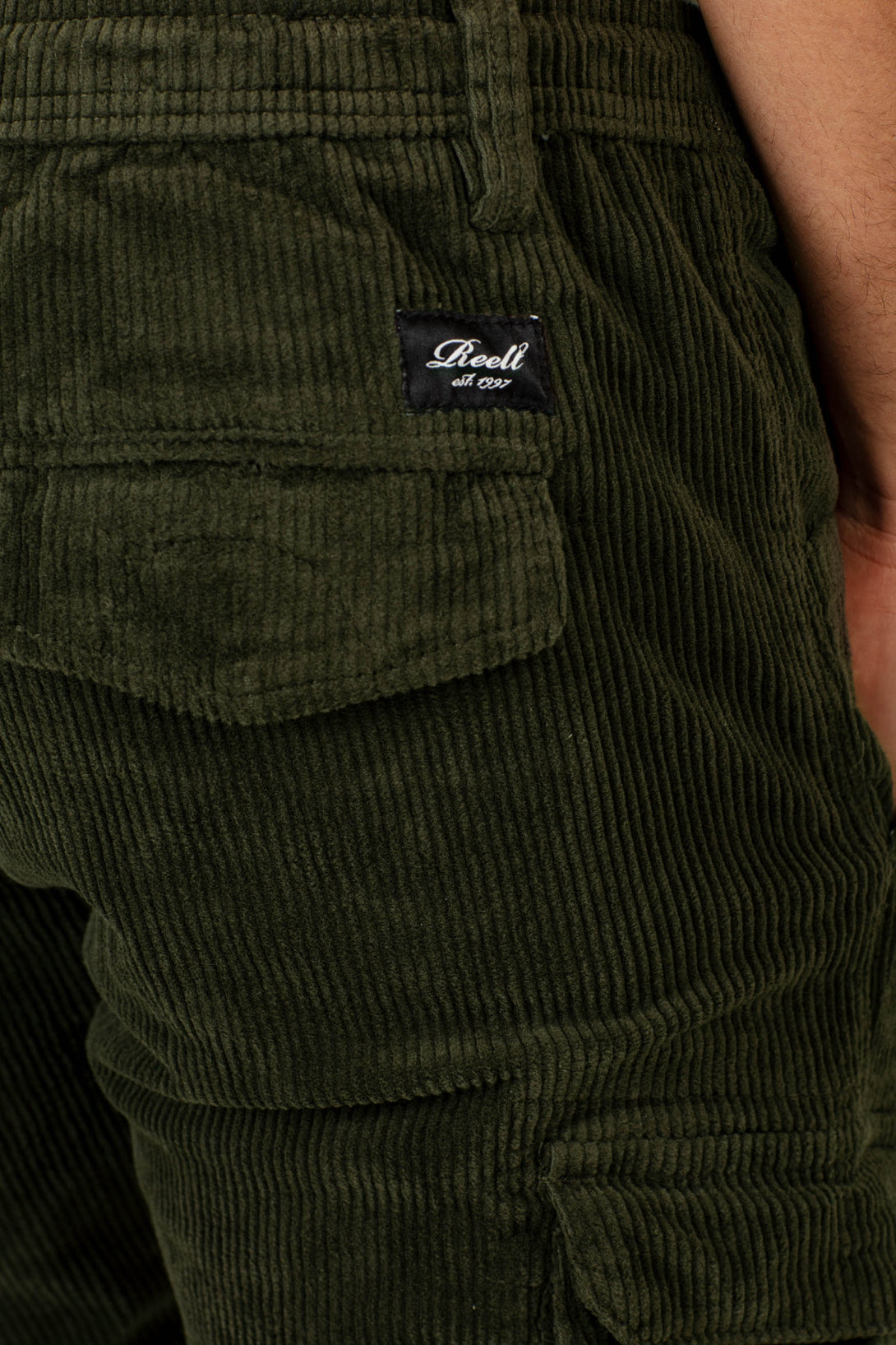 Reflex Rib Cargo Corduroy - Dark Green - Reell Pakistan