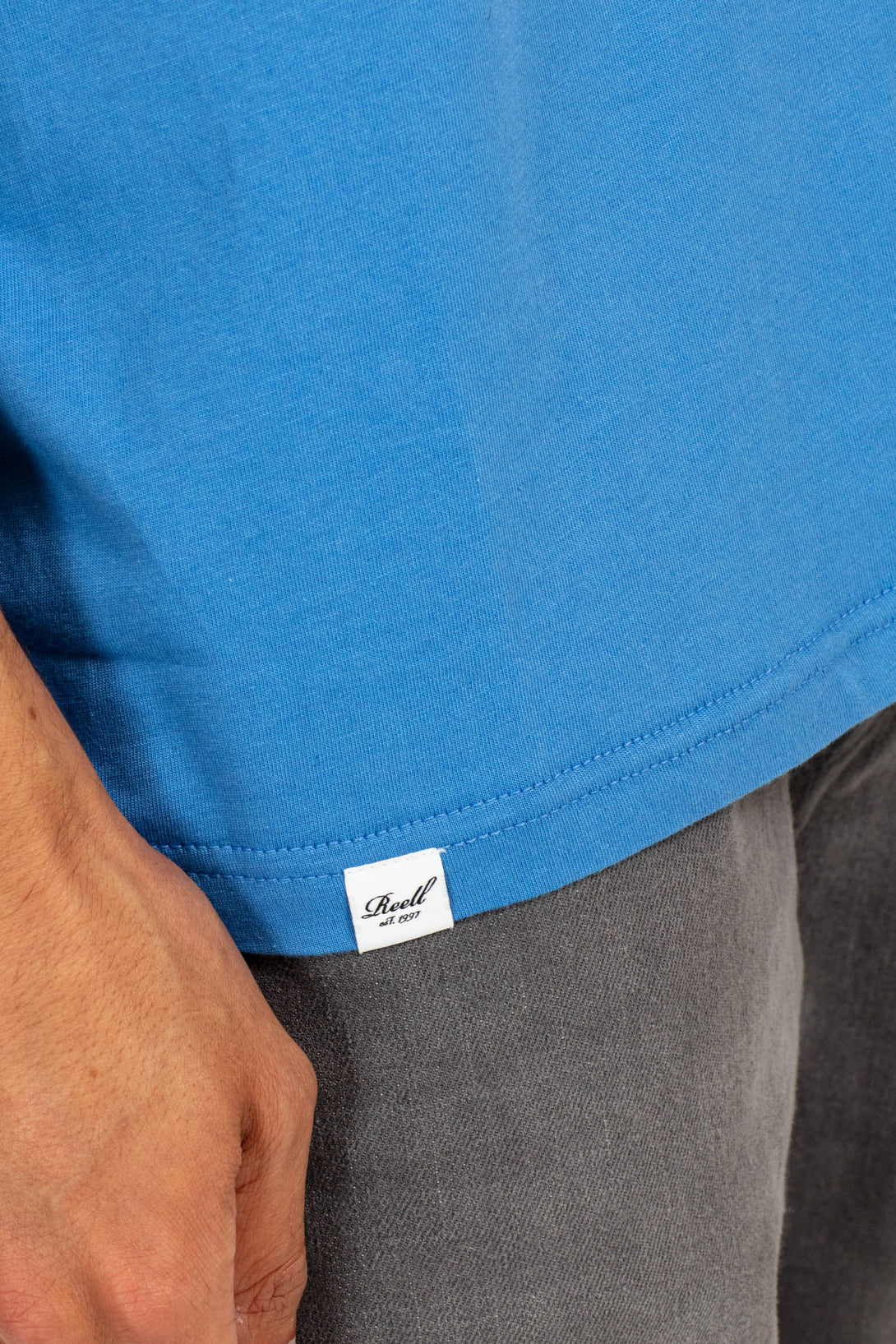 Regular Logo T-Shirt - Matt Blue - Reell Pakistan