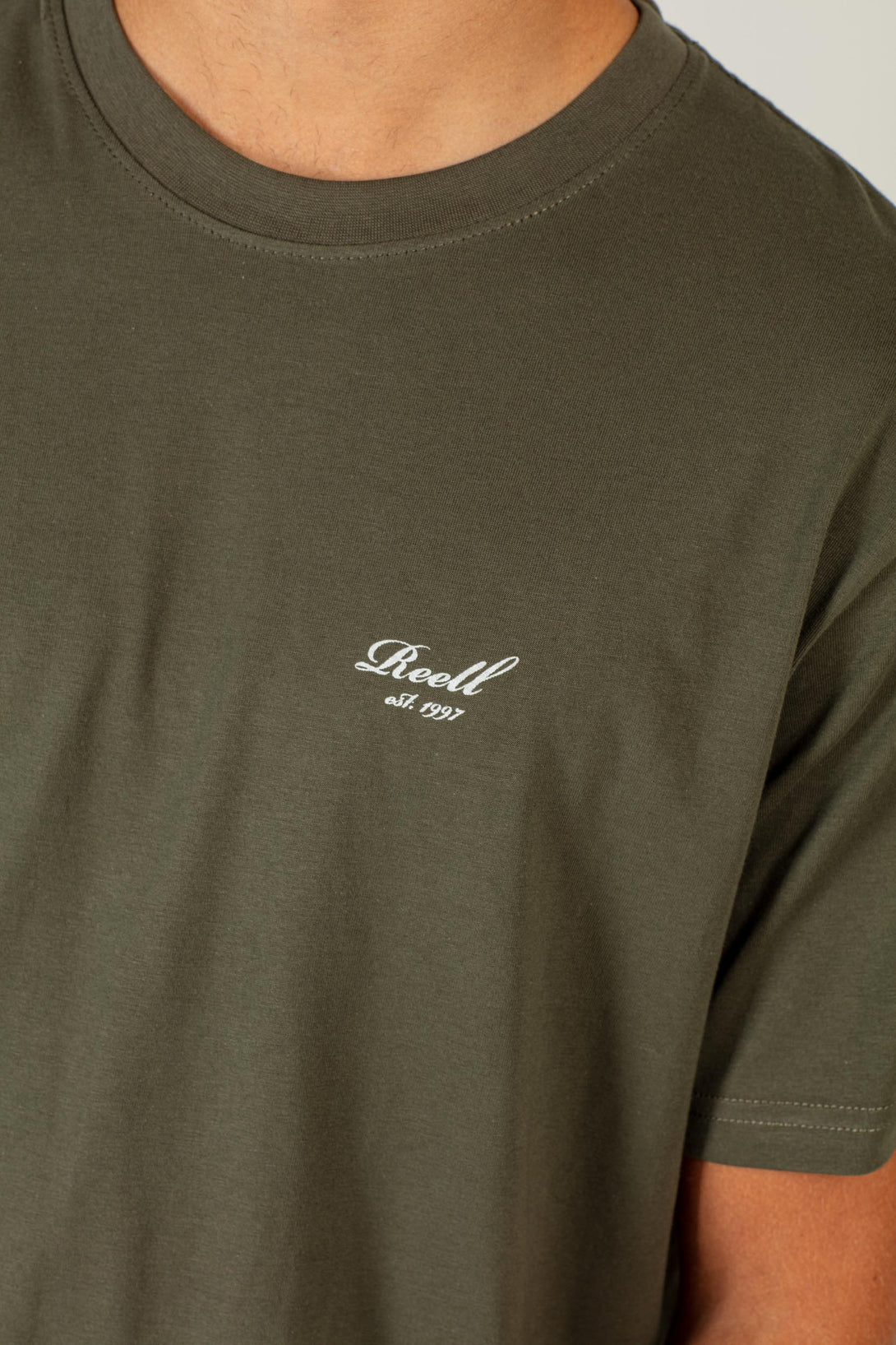 Staple Logo T-Shirt - Beetle Green - Reell Pakistan