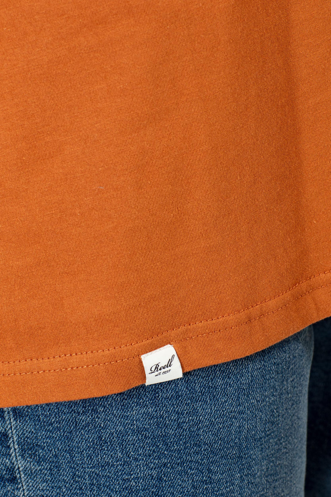 Staple Logo T-Shirt - Hazy Orange - Reell Pakistan