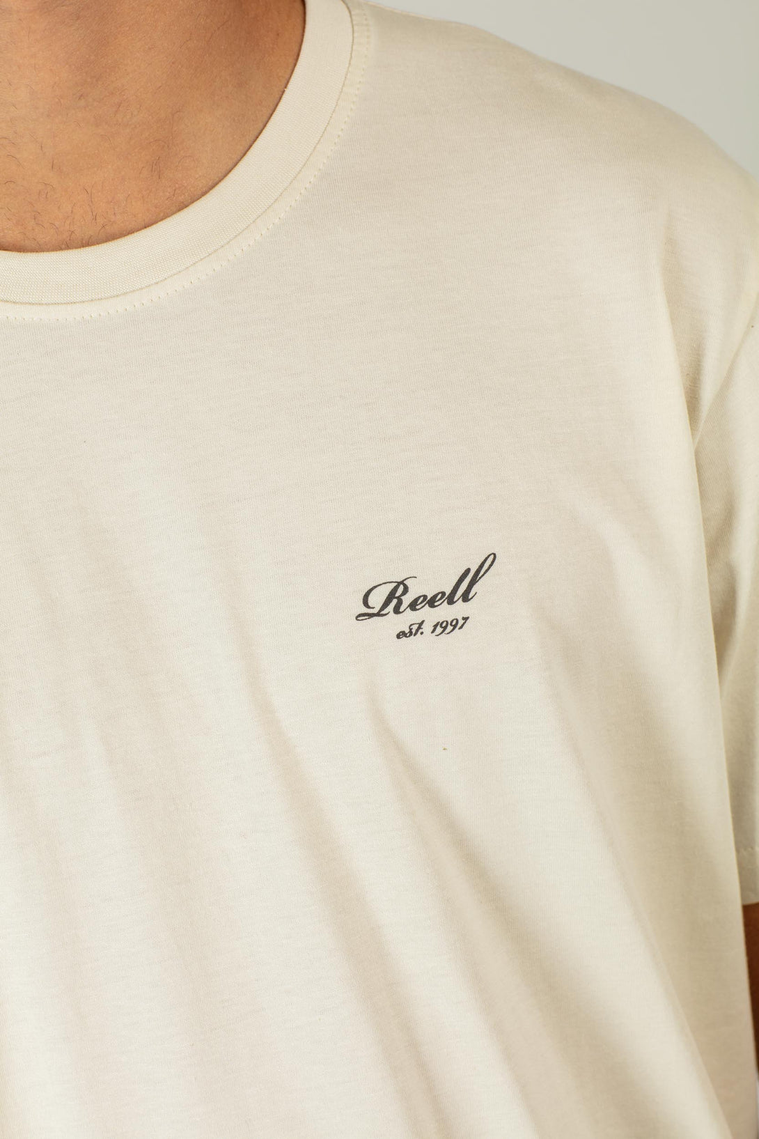 Staple Logo T-Shirt - Off Shell - Reell Pakistan