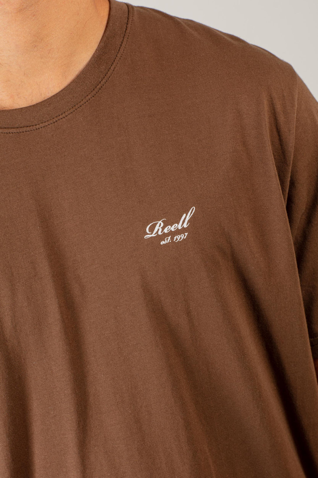 Staple Logo T-Shirt - Soil Brown - Reell Pakistan