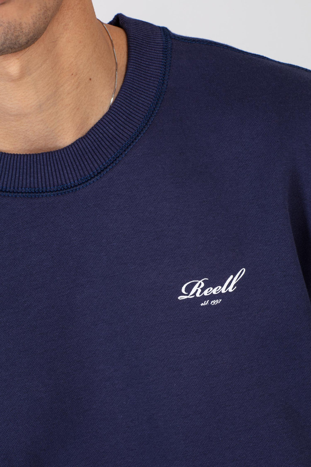 Regular Logo Crewneck - Dark Purple - Reell Pakistan