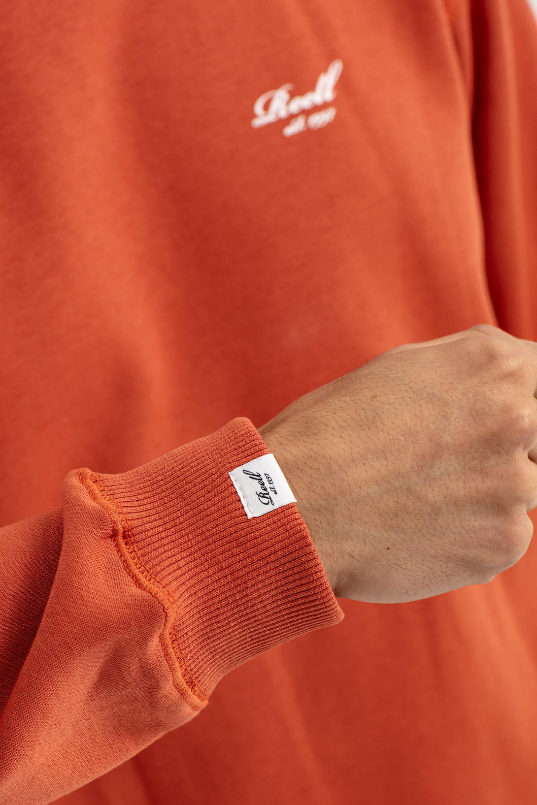 Regular Logo Crewneck - Orange - Reell Pakistan