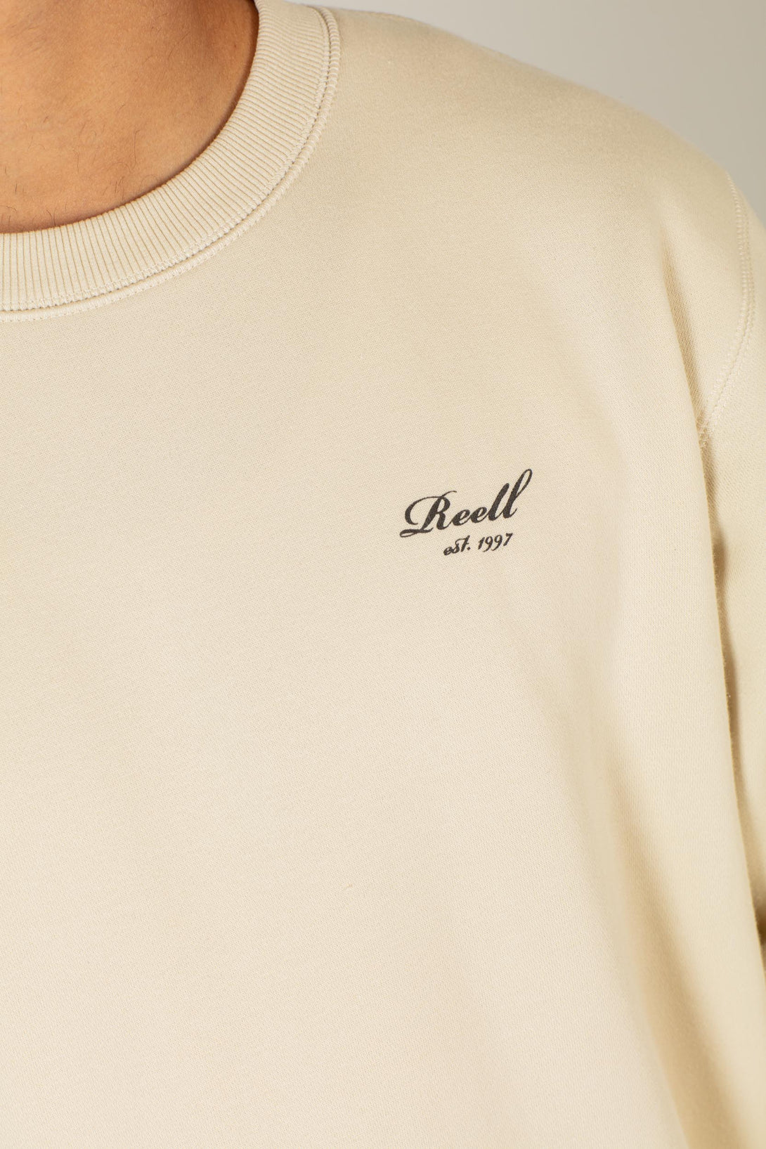 Staple Logo Crewneck - Off Shell - Reell Pakistan