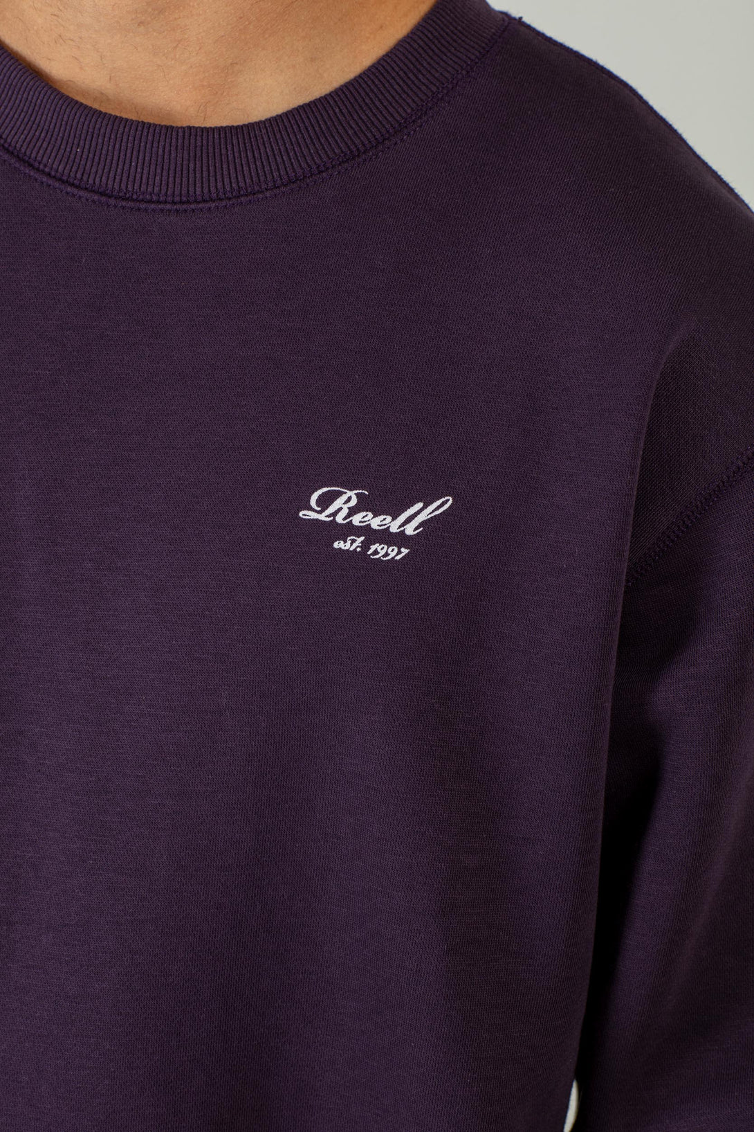 Staple Logo Crewneck - Shady Purple - Reell Pakistan