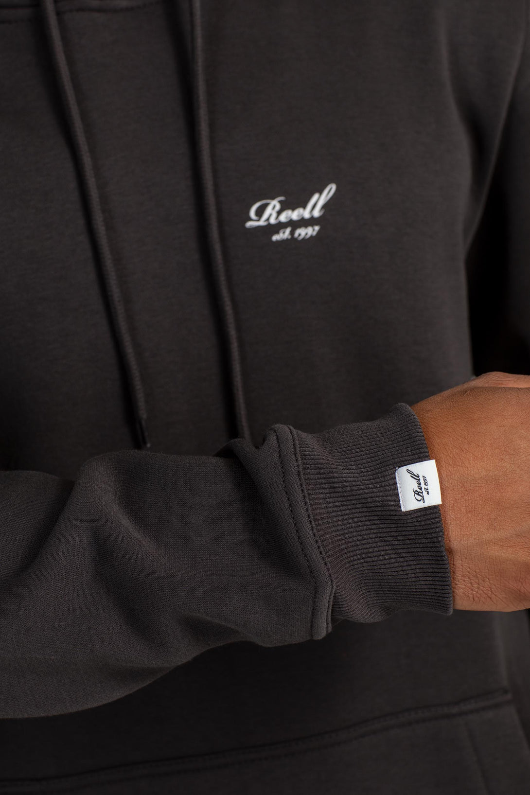 Staple Logo Hoodie - Raven Grey - Reell Pakistan