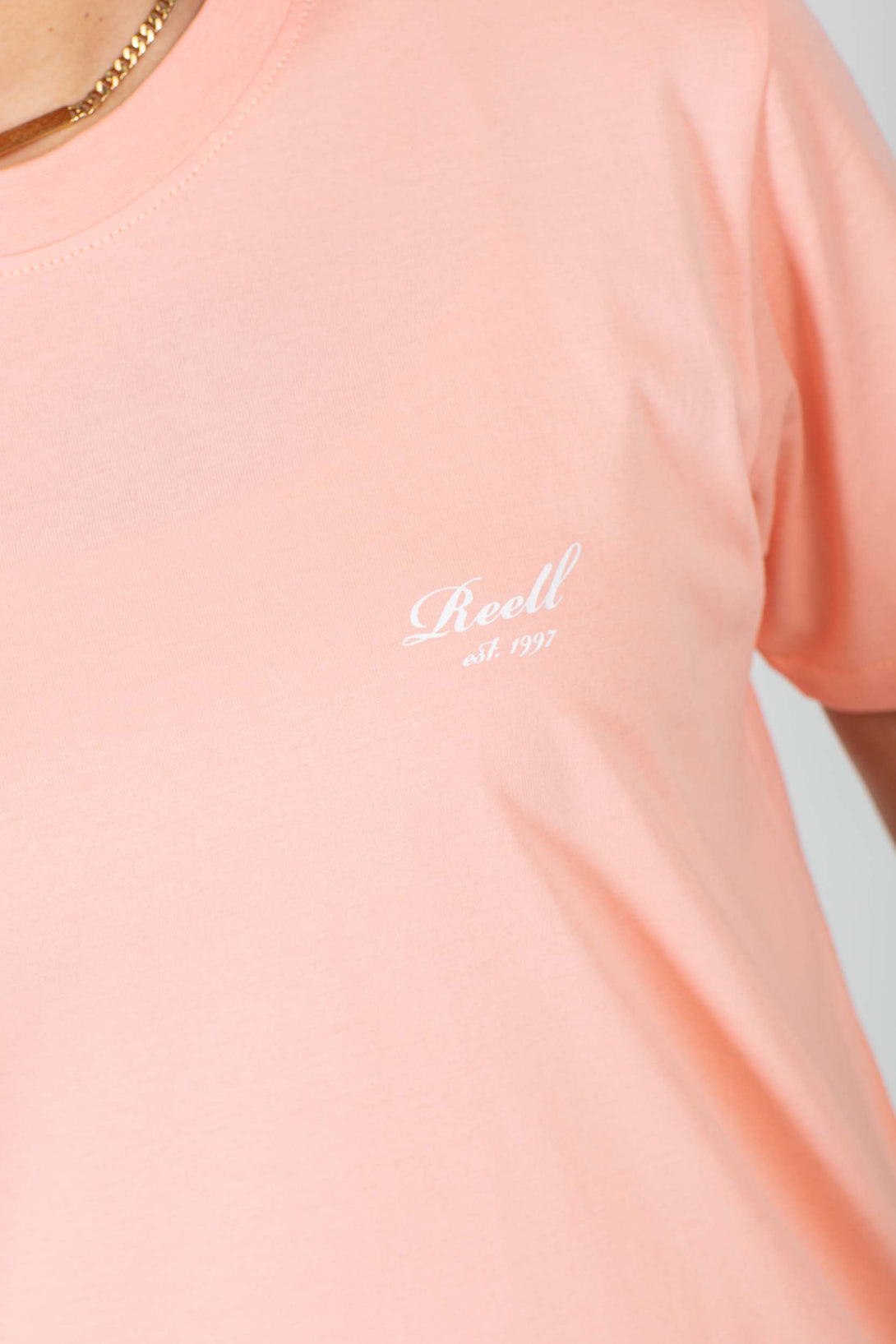 Women Staple T-Shirt - Coral - Reell Pakistan