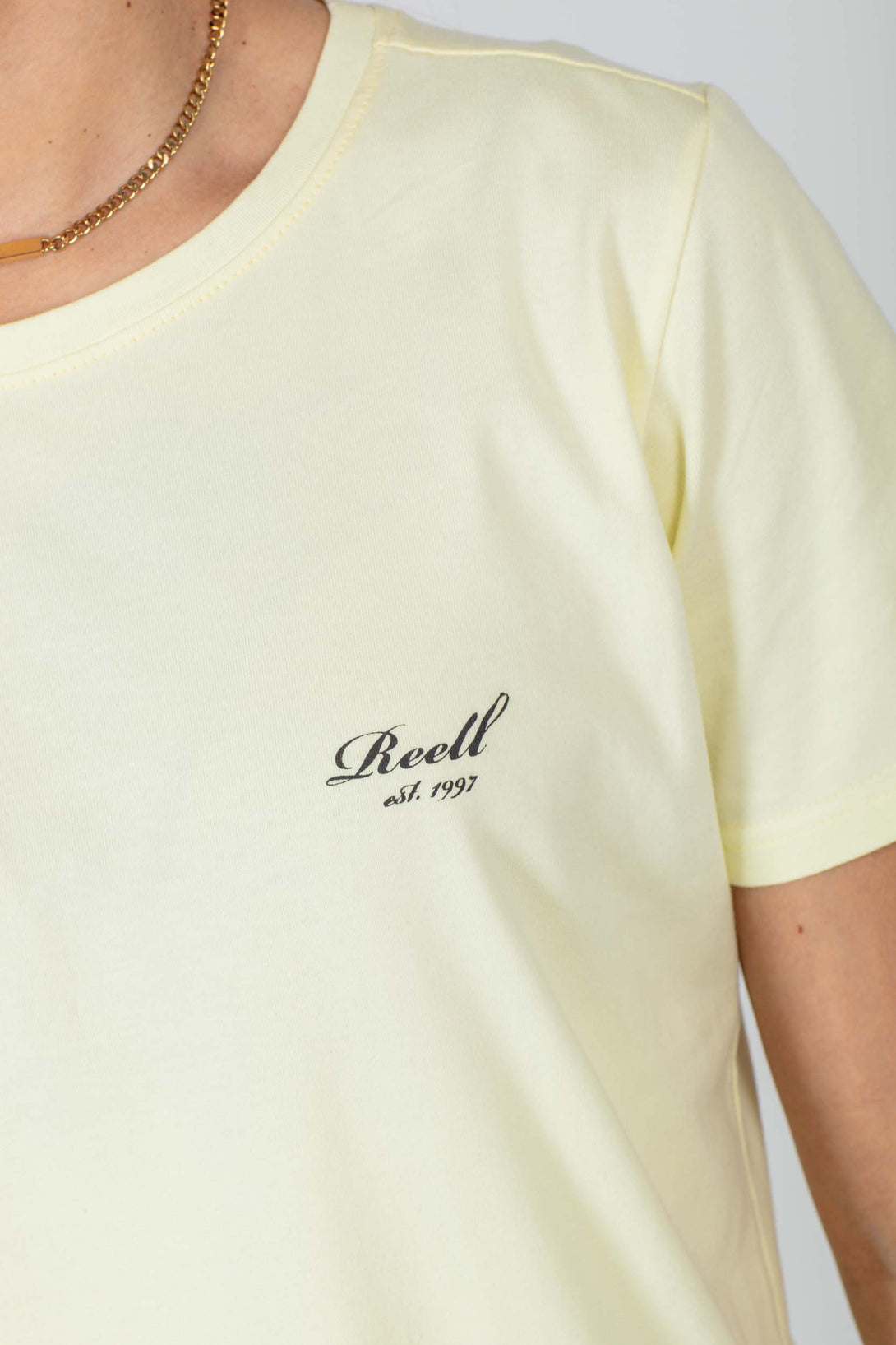 Women Fit T-Shirt - Light Yellow - Reell Pakistan