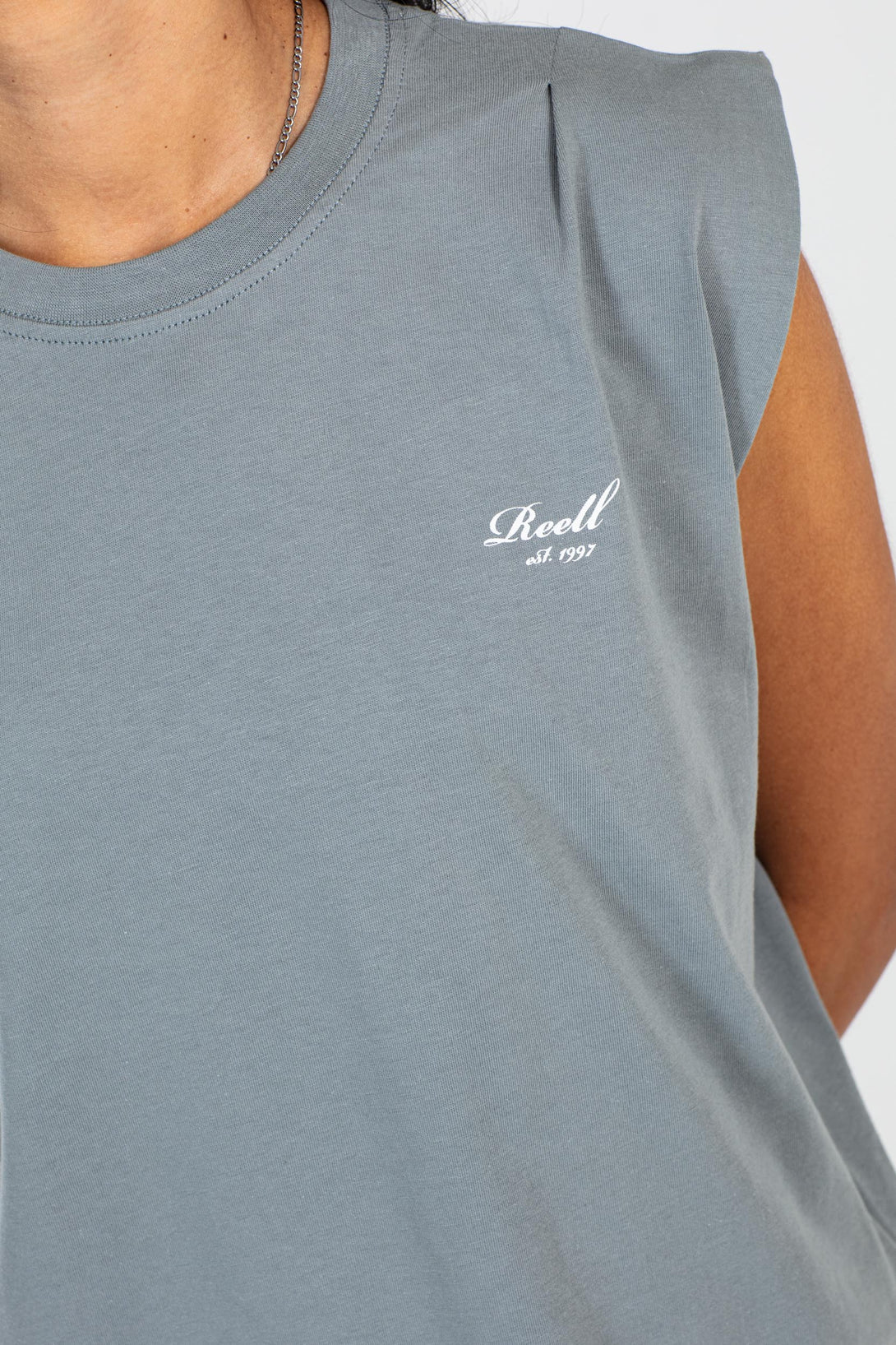 Women Minako T-Shirt - Lead Blue - Reell Pakistan