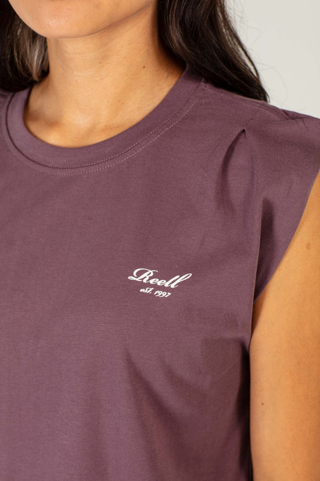 Women Minako T-Shirt - Mauve Purple - Reell Pakistan
