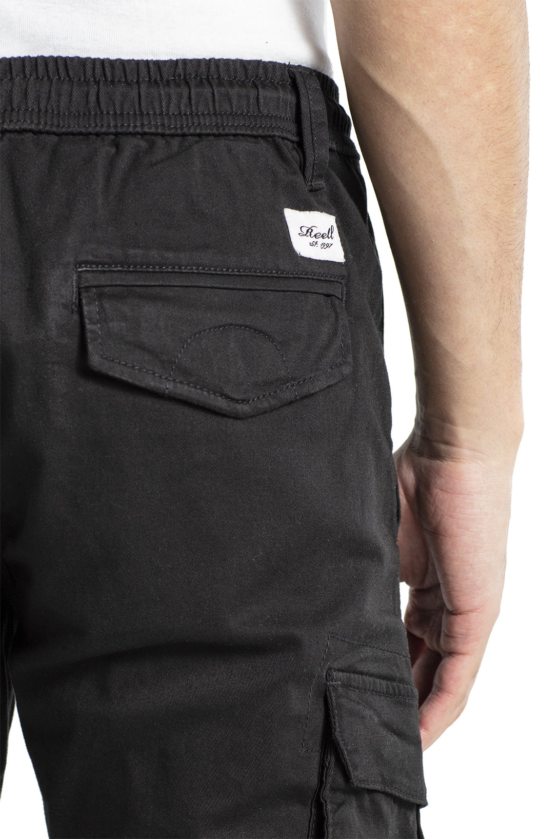 Reflex Rib Cargo - Black Denim - Reell Pakistan