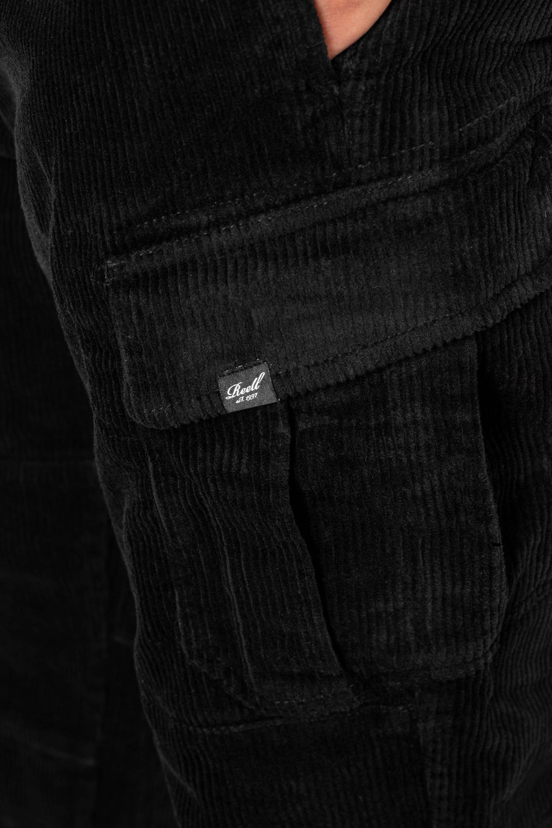 Reflex Loose Cargo Corduroy - Black - Reell Pakistan