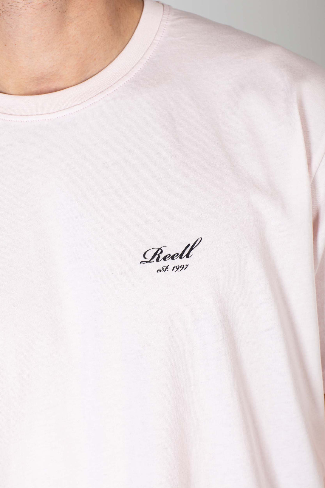 Staple Logo T-Shirt - Barely Pink - Reell Pakistan