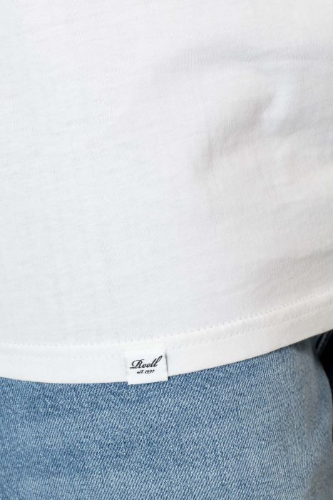 Staple Logo Long Sleeve - Snow White - Reell Pakistan