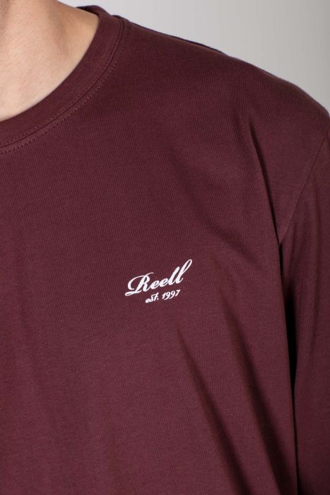 Staple Logo Long Sleeves - Town Red - Reell Pakistan