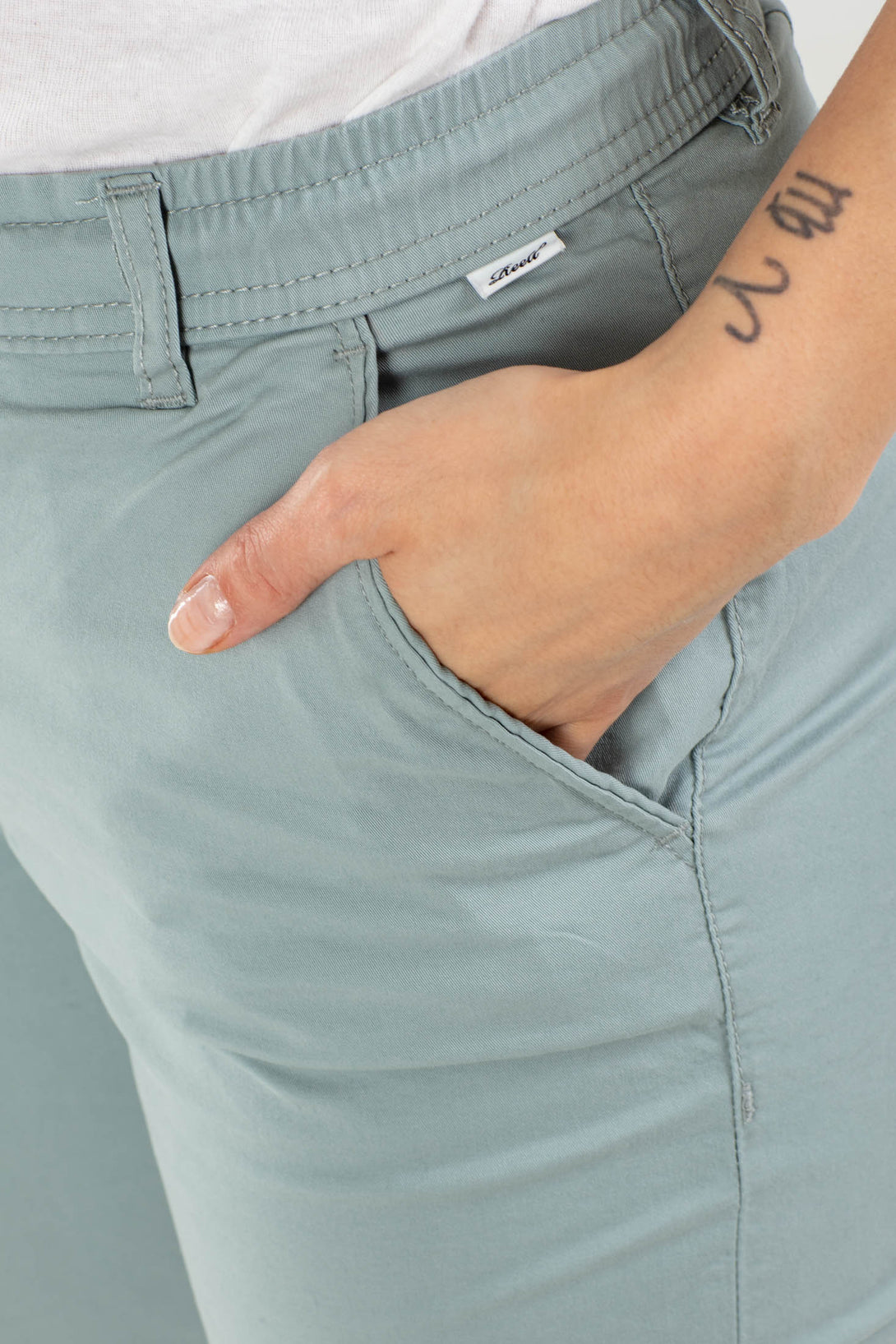 Reflex Women Chino Light Weight - Mint Green - Reell Pakistan